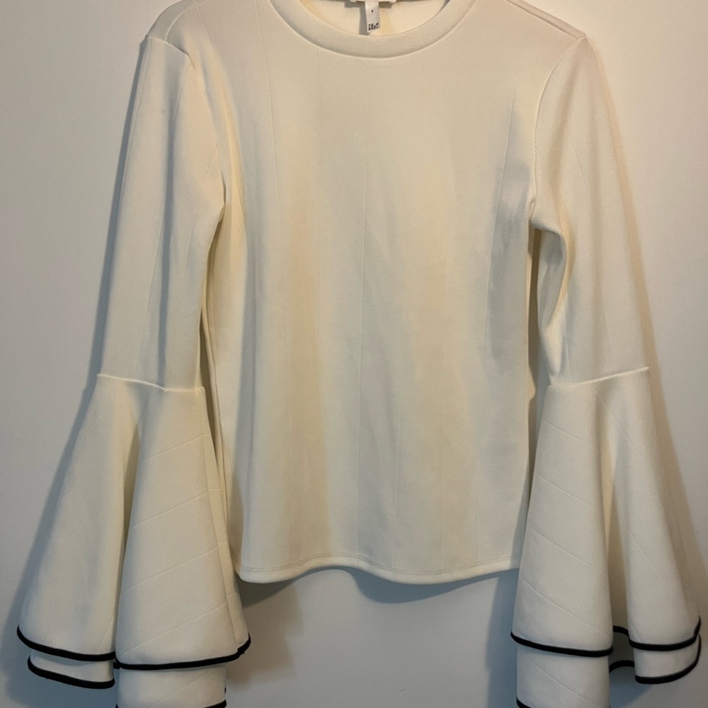Leith bell sleeve shirt S